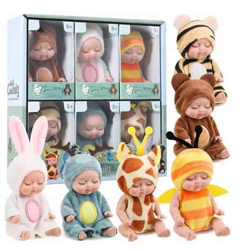 Pcs mini bambole reborn - 6, bjd